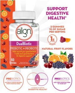 Align Probiotic Supplement Dualbiotic 60 Gummies