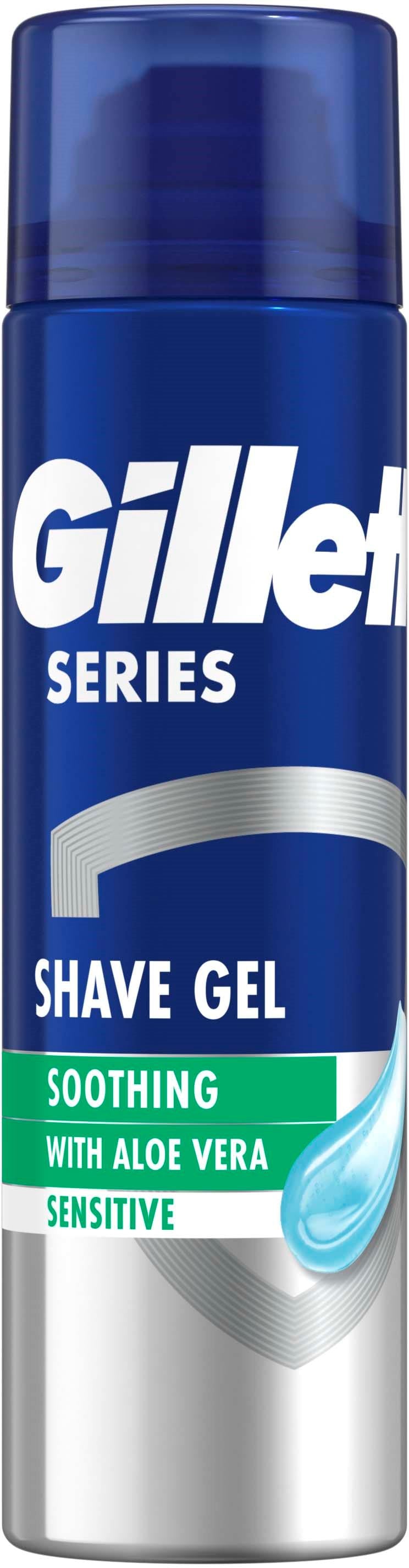 Gillette Shave Gel Aloe Vera Soothing Sens 7.2oz