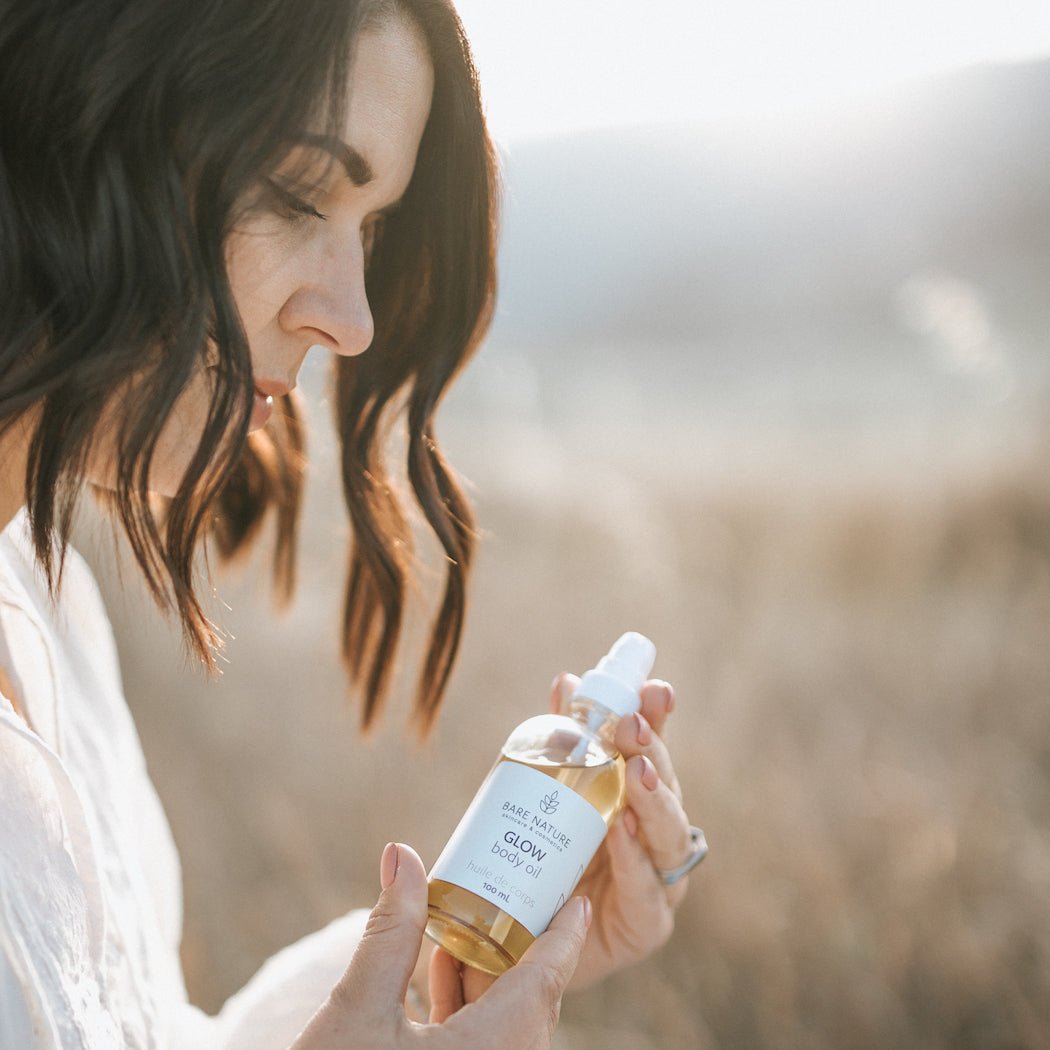 AURA GLOW BODY OIL,LAVNDR
