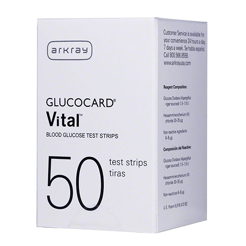 GLUCOCARD SHINE BLDGLUC TEST STRIPS 50CT