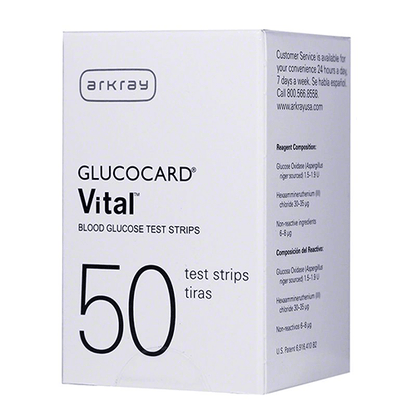GLUCOCARD SHINE BLDGLUC TEST STRIPS 50CT