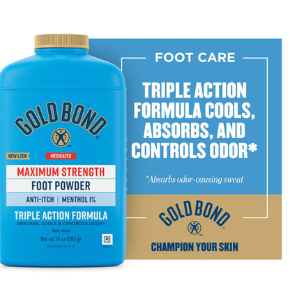 GOLD BOND MEDICATED FOOT POWDER 4OZ