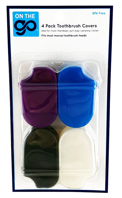 Sprayco Travel Toothbrush Covers 4 Count (12in)