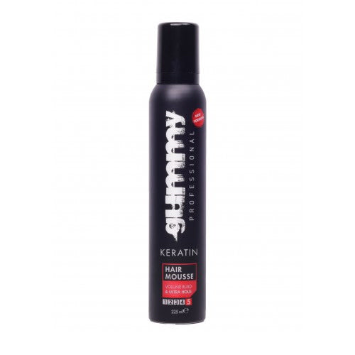Gummy Hair Mousse Keratin Volume Build Ultra Hold 7.61oz