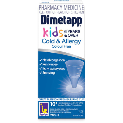 DIMETAPP COLD ALLERGY 8OZ