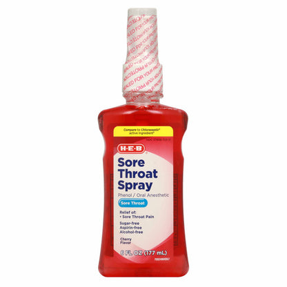 GNP SORE THROAT CHERRY SPRAY 6 OZ
