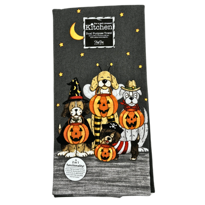 MUkitchen Christmas Pups Kitchen Towel