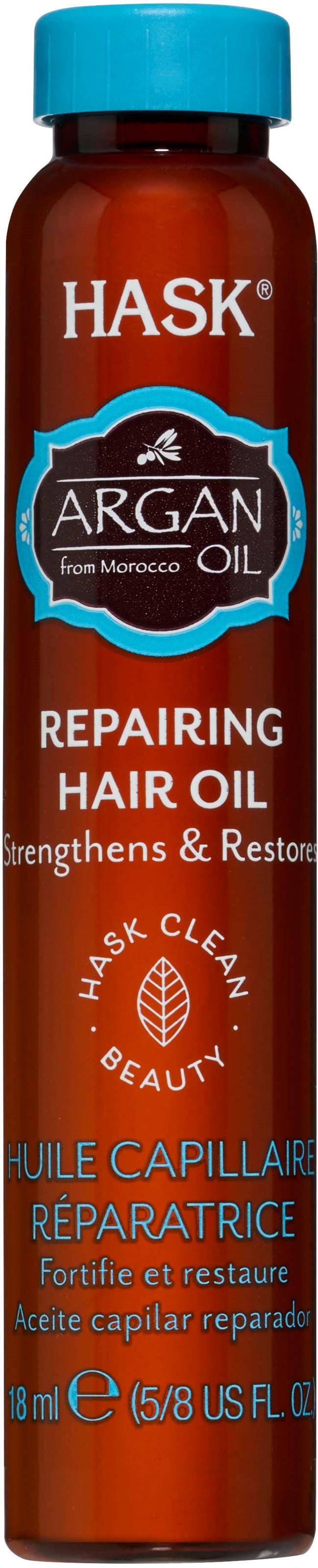 Hask Vials Argan Oil Reparing Hair Oil 0.63oz (12in)