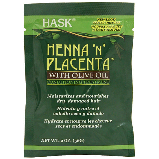 Hask Pks Placenta+Olive Oil 2oz Treat Display(12in)
