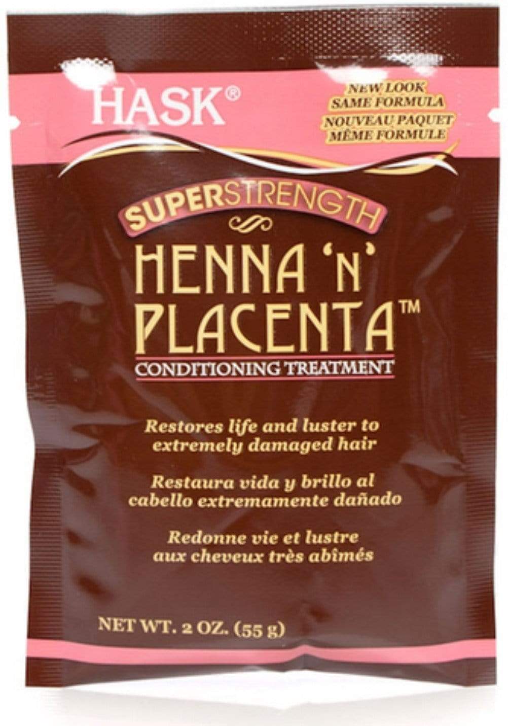Hask Pks Henna & Placenta 2oz (12in) Super Strength