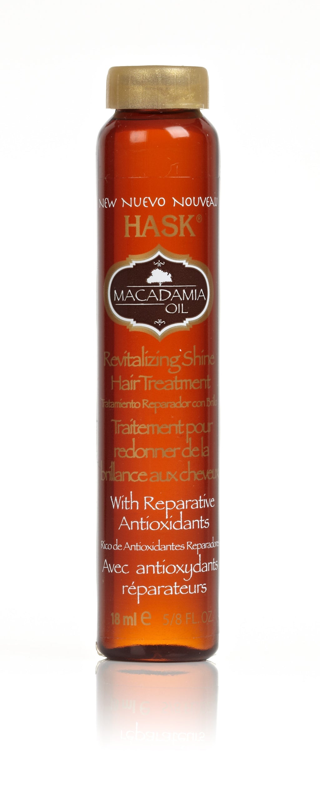 Hask Vials Macadamia Oil Moist Hair Oil 0.63oz (12in)