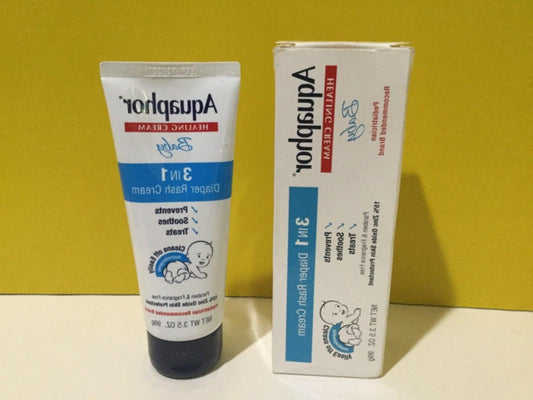 Aquaphor Baby Healing Cream 3-In-1 Diaper Rash 3.5oz
