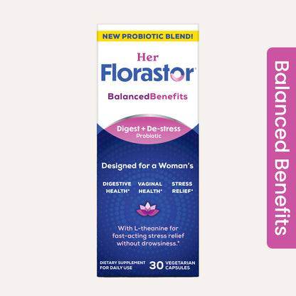 FLORASTOR HER DIGEST+DESTRESS CAP 30CT