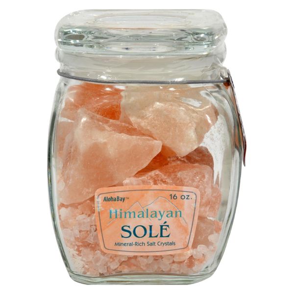 HIMALAYAN SALT SOLE SALT CHUNKS IN JAR