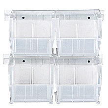 CLR-VIEW HNG BIN 10-7/8"X16.5"X5" 6CT DS