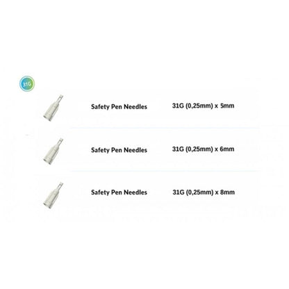 DROPSAFE SAFETY PEN 31GX5MM NDL 100CT