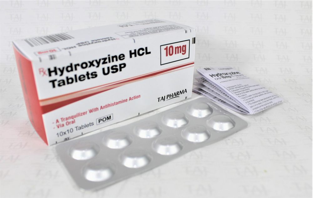 HYDROXYZINE HCL TB 10MG 500