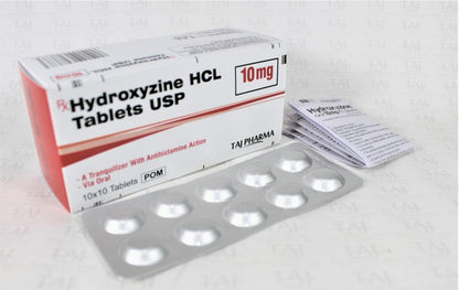 HYDROXYZINE HCL TB 10MG 500