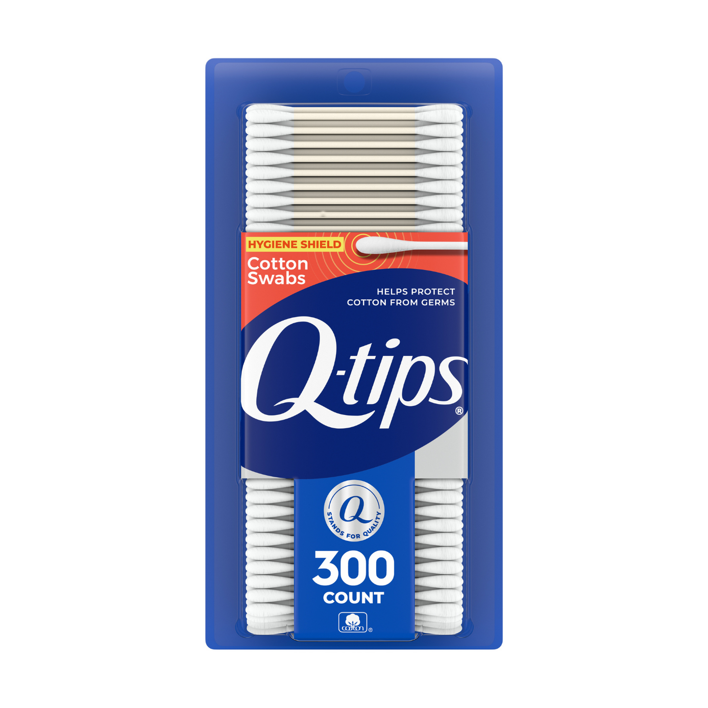 Q-Tips Cotton Swabs 30 Count Hygiene Shield Purse Pack(9in)