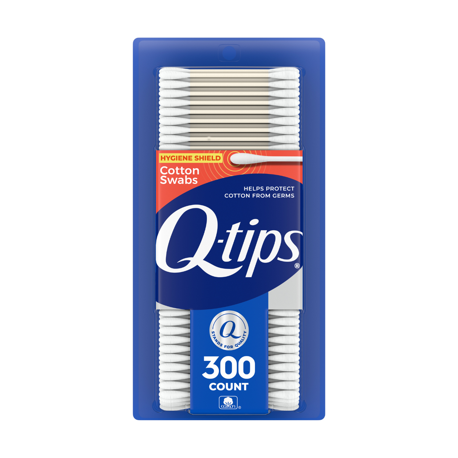 Q-Tips Cotton Swabs 30 Count Hygiene Shield Purse Pack(9in)