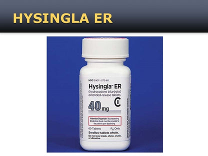 HYSINGLA ER TB 20MG 60         C2