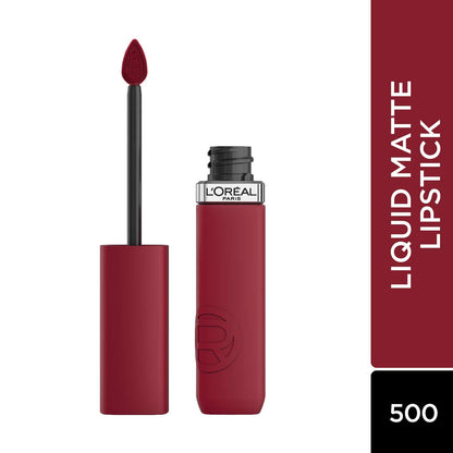 L'ORÉAL PARIS Infallible Matte Resistance Liquid Lipstick, 500 Wine Not, 0.16 fl oz
