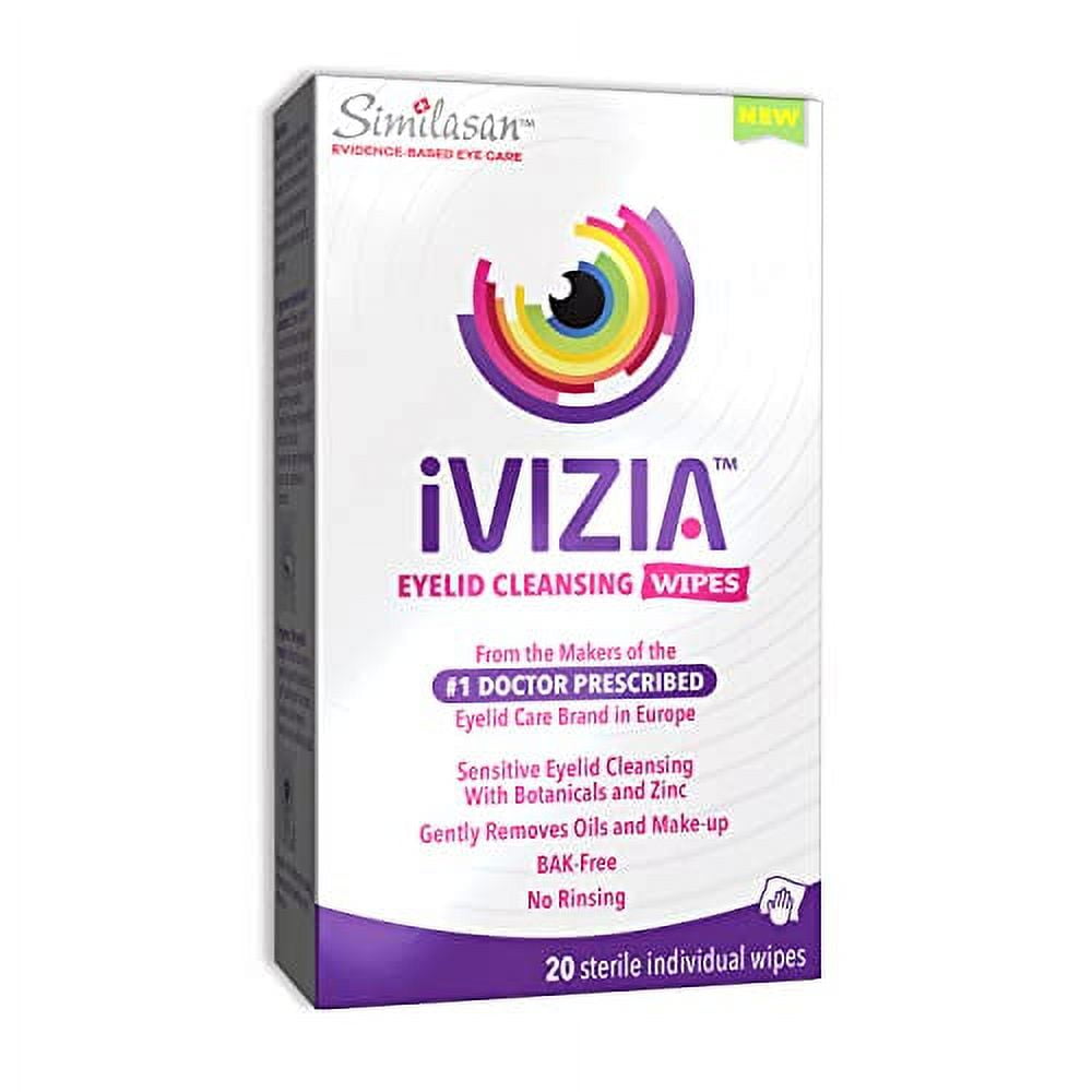 IVIZIA MICELLAR EYELID CLNSNG WPE 20CT