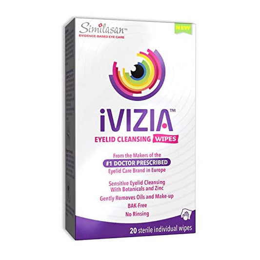 IVIZIA MICELLAR EYELID CLNSNG WPE 20CT