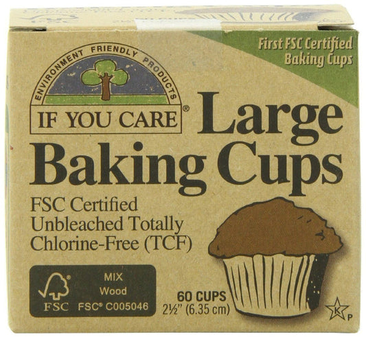 IF YOU CARE BAKING CUPS,BRN,2.5 IN