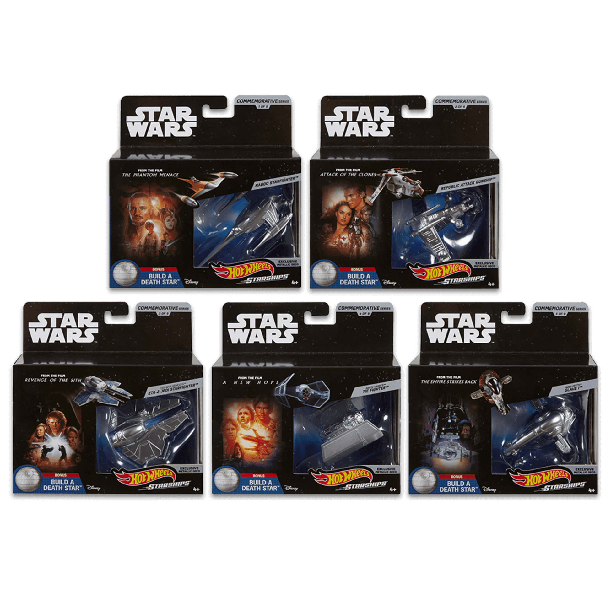 Hot Wheels Star Wars Starships, Assorted