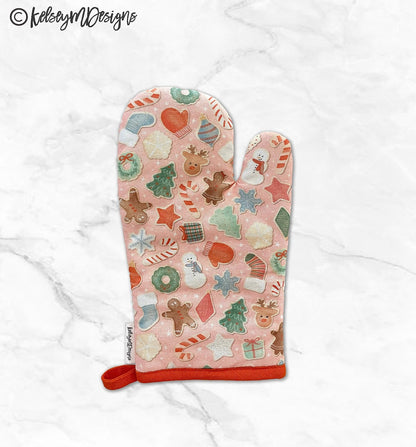 MUkitchen Christmas Cookies Oven Mitt