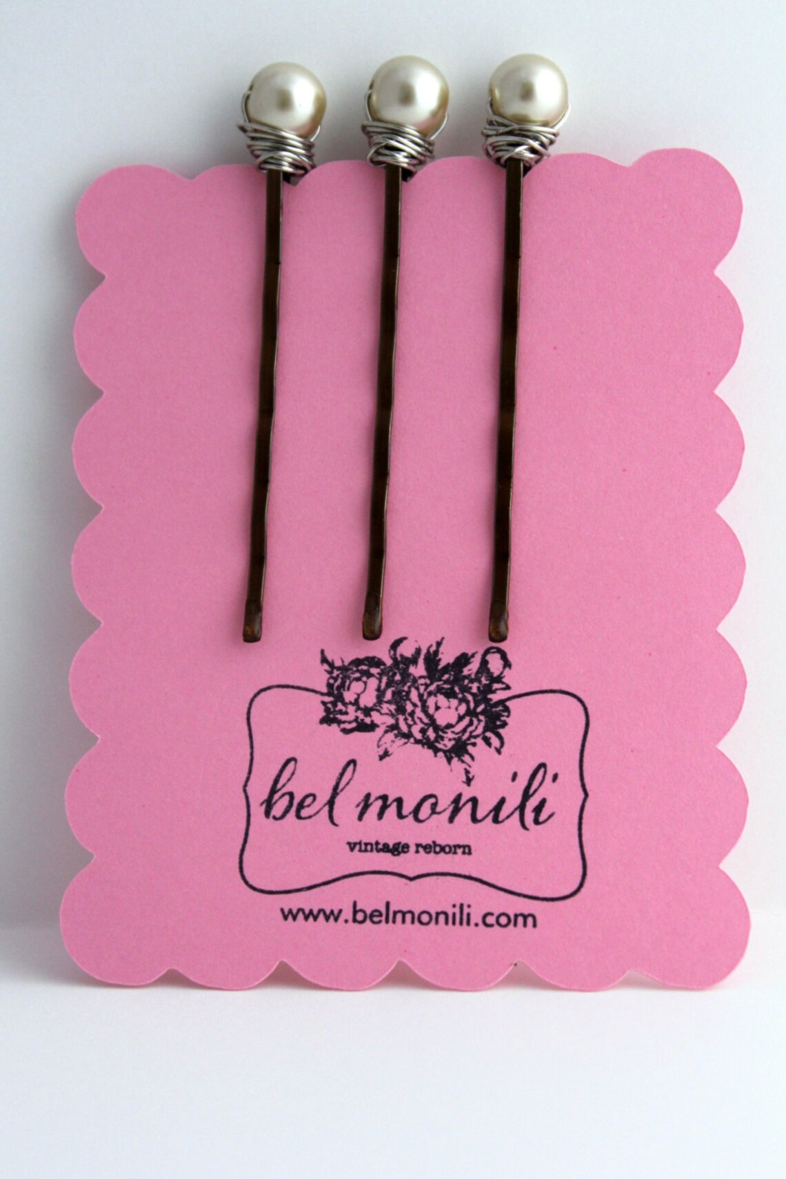 BOBBY PINS PEARL 8 PK