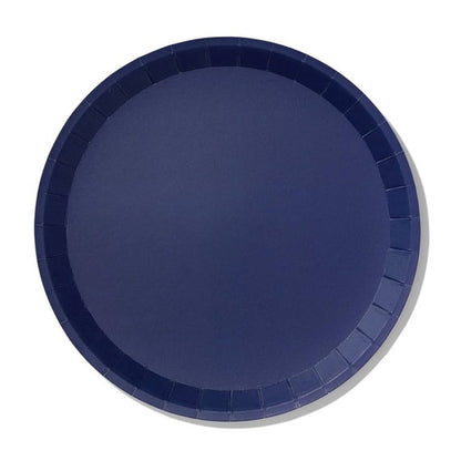 SENSATIONS Premium Paper Lunch Plates - Navy Blue, 20 count