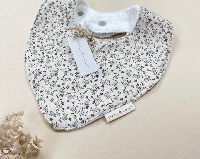COTTON EMBROIDERED BIBS 6PK