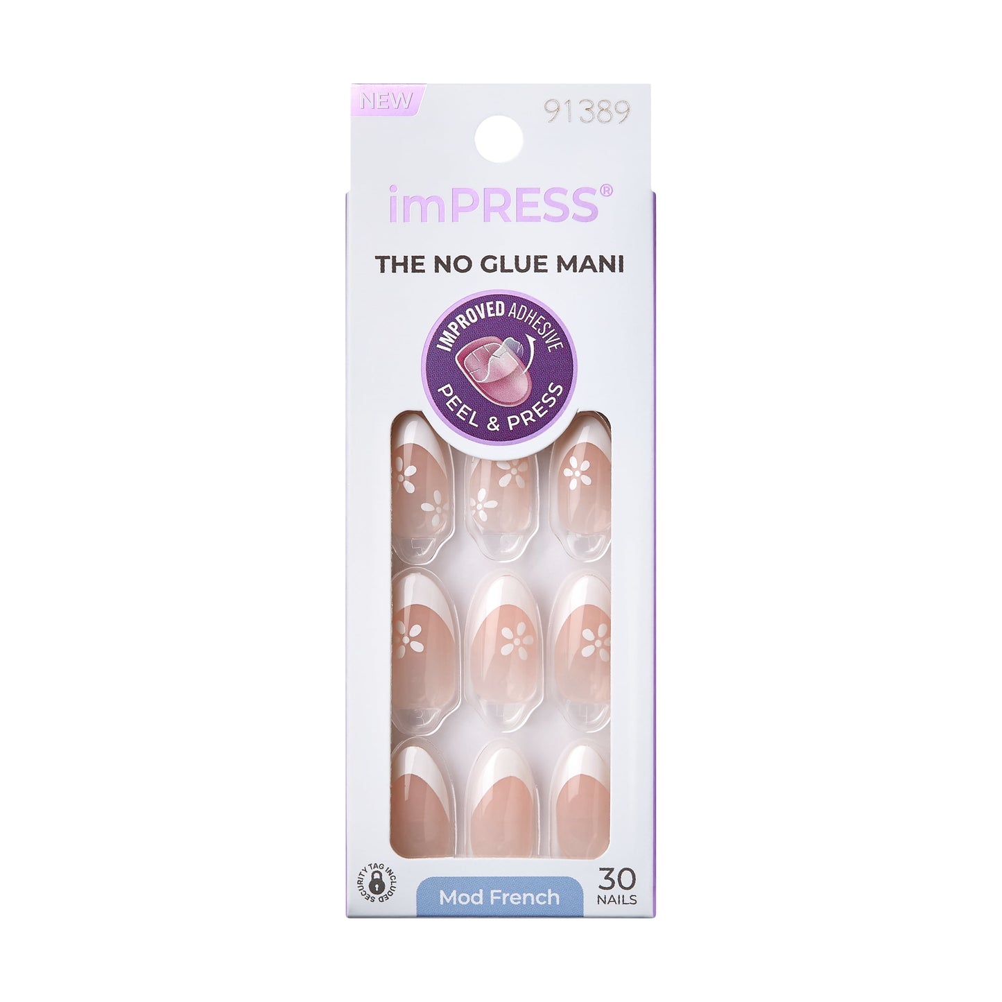 KISS ImPRESS Modern French Press on Nails - Glimpse