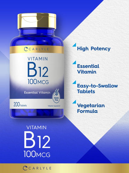 VITAMIN B-12 TB 100MCG 100