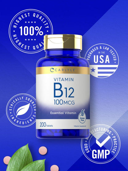 VITAMIN B-12 100 MCG TAB 100