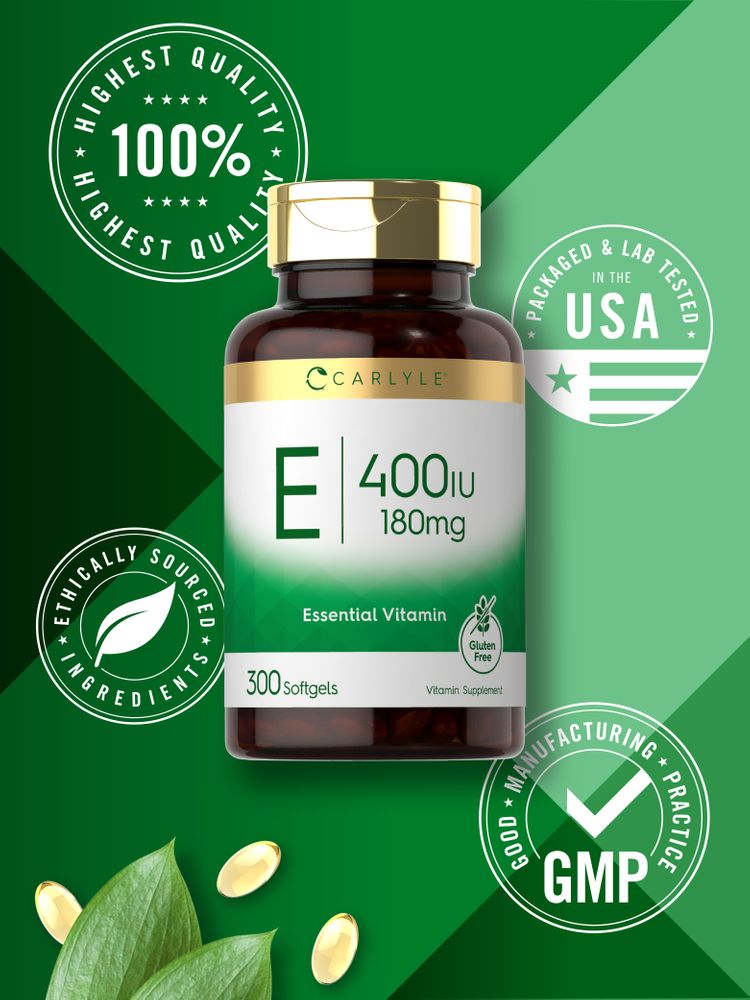 VITAMIN E GC 180MG 300 SFG