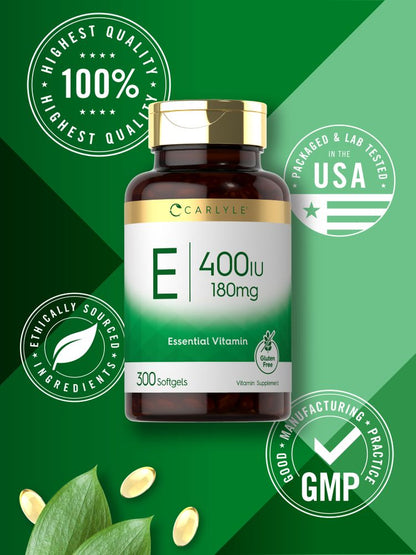 VITAMIN E GC 180MG 300 SFG