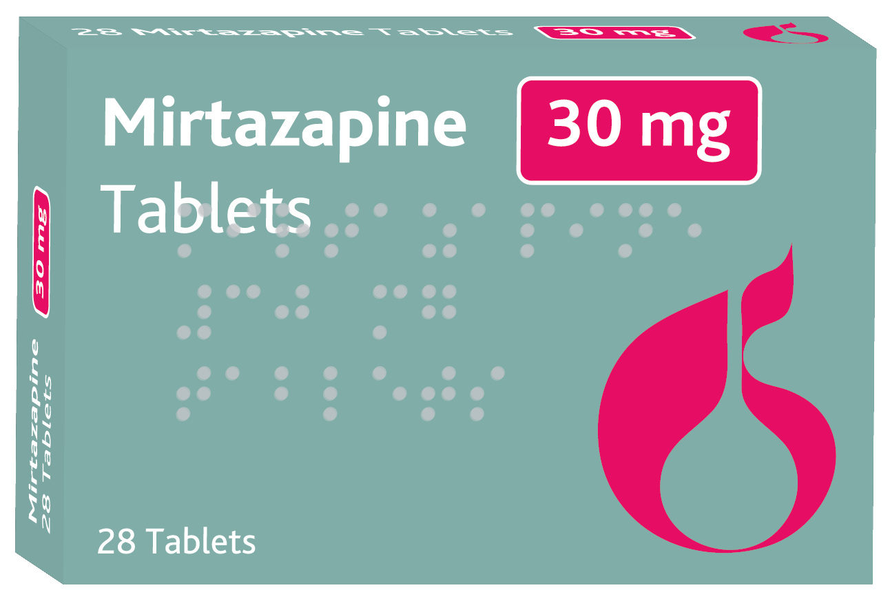 MIRTAZAPINE TB 30MG 500 CPLT