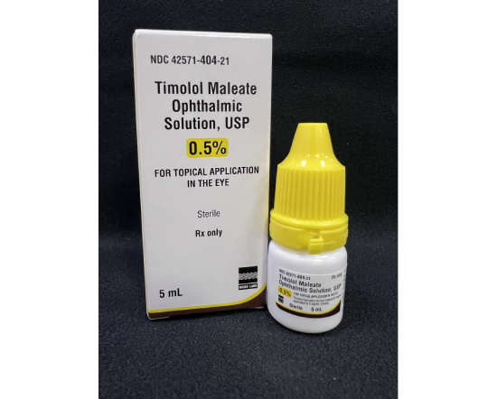 TIMOLOL MALEATE DR 0.25%10ML OPTH