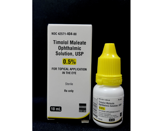 TIMOLOL MALEATE DR 0.25%10ML OPTH