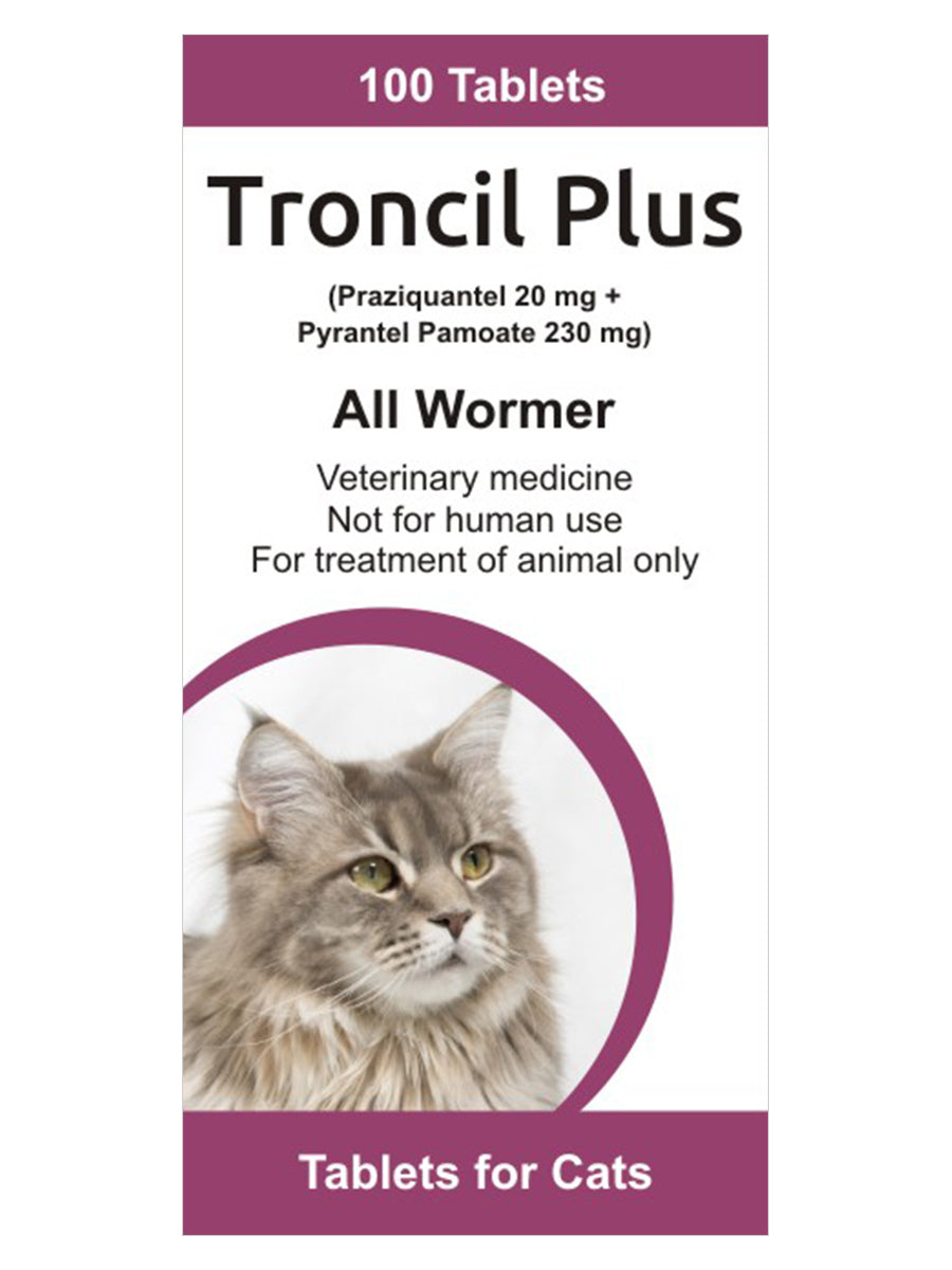 DRONTAL CATS & KITTENS 18.2 MG TAB 50 DS