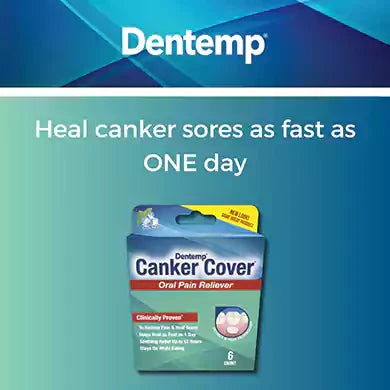 DENTEMP CANKER COVER 6CT
