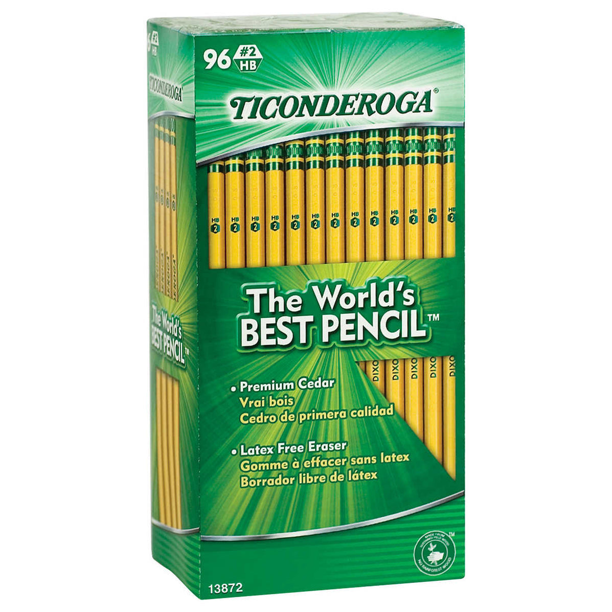 Ticonderoga The World's Best Pencil 4 #2 HB