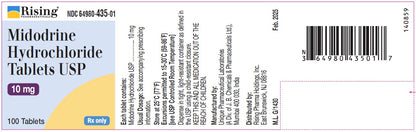 MIDODRINE HCL TB 2.5MG 100