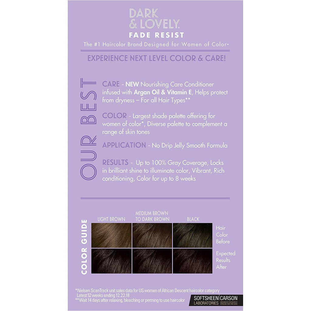 Dark & Lovely Color #372 Natural Black