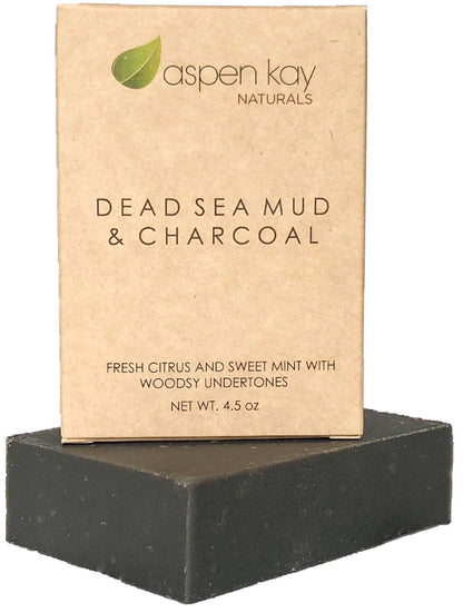 Sunaroma Soap Bar Charcoal Dead Sea Mineral Mud 8oz