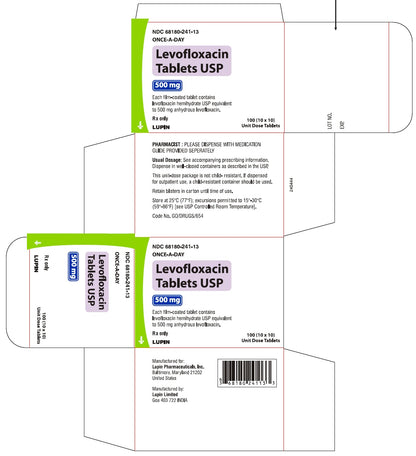 LEVOFLOXACIN TB 500MG 50 CPLT