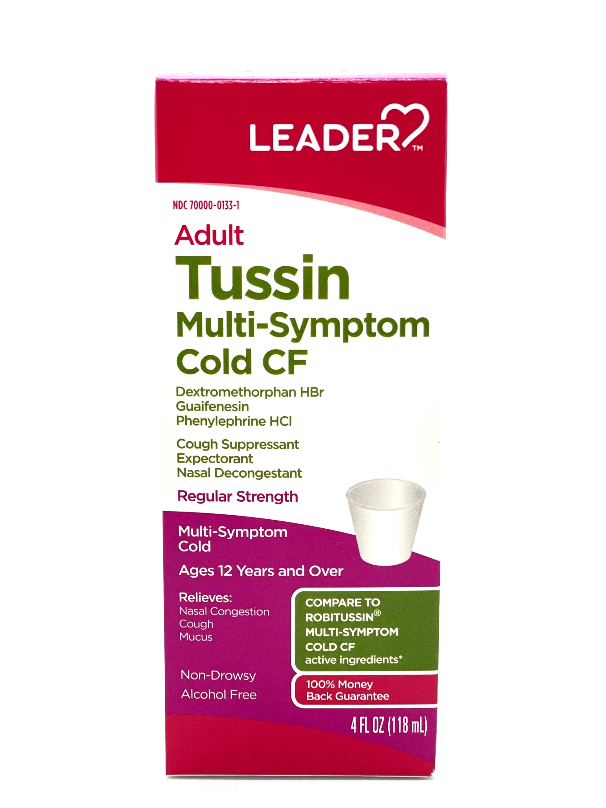LDR TUSSIN COLD CF LQ118ML ADT AF